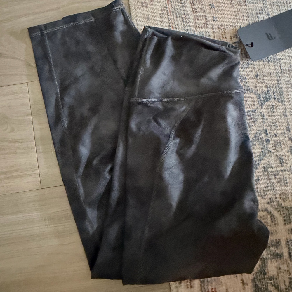 Black Faux Leather Leggings